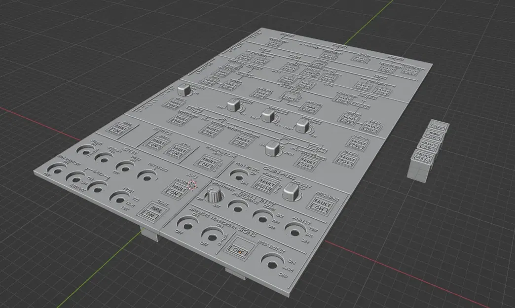 Bảng điều khiển trên cao A320 cho mô phỏng bay - Image 1