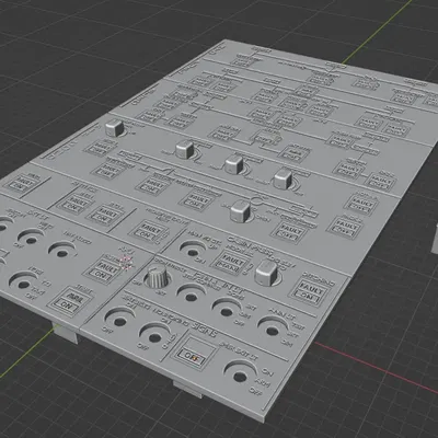 Bảng điều khiển trên cao A320 cho mô phỏng bay
