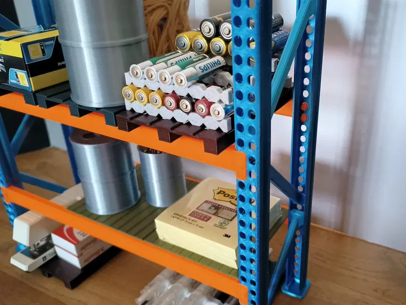 Giá đỡ pallet tỷ lệ 1:10 cho kho mini - Image 1