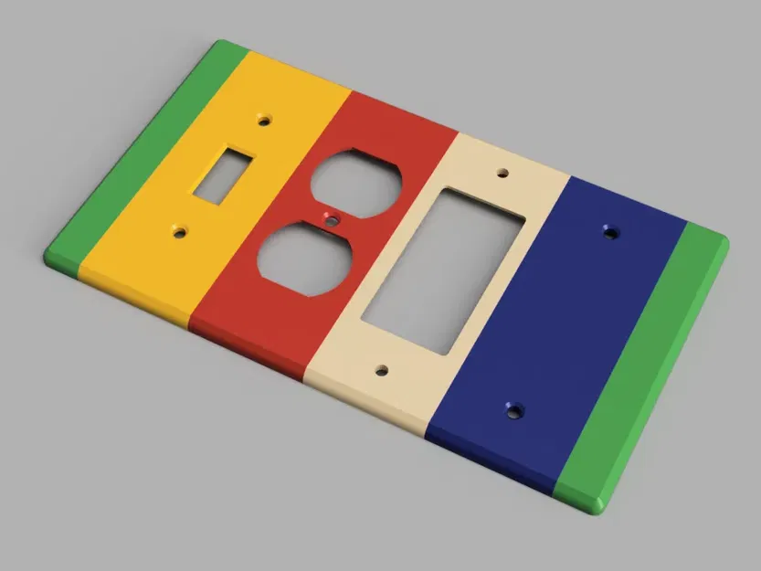 Nắp che ổ điện mô-đun cho hộp điện tường - Image 1