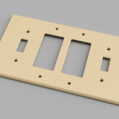 Nắp che ổ điện mô-đun cho hộp điện tường