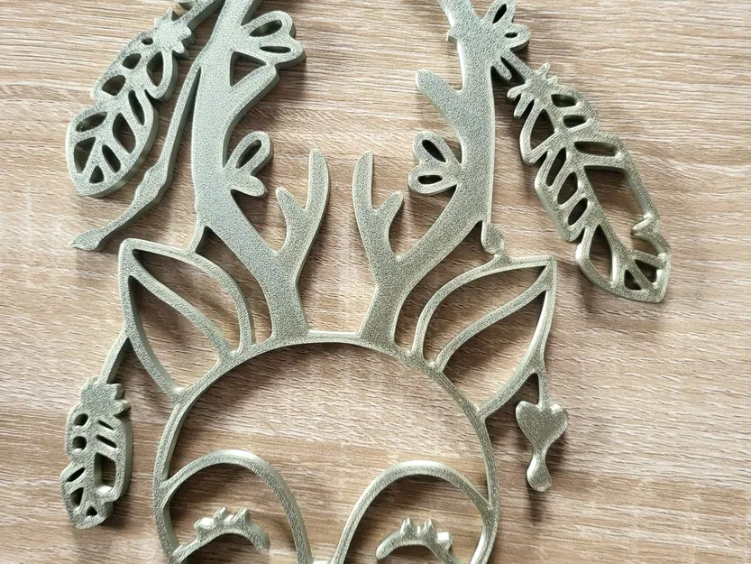 Nghệ thuật trang trí tường với lông hươu - Image 1