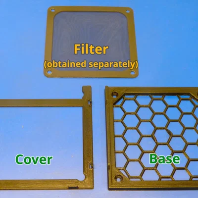 Giá đỡ bộ lọc bụi lưới cho quạt case PC 120mm