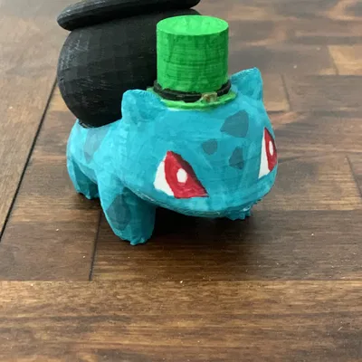 Bulbasaur dễ thương chào mừng ngày lễ St Patty