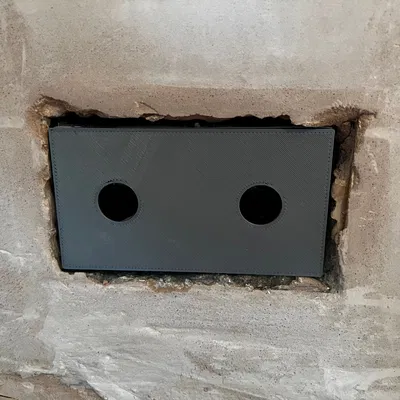 Đĩa chặn hộp điện đơn và đôi UK cho sơn và trát