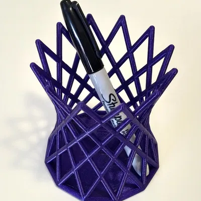 Giá đỡ bút hình hyperboloid mạnh mẽ và phong cách