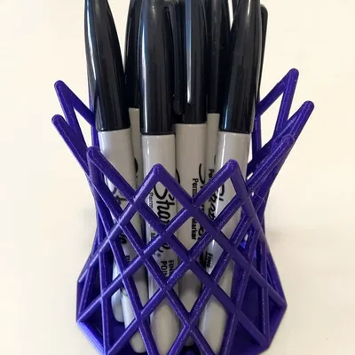 Giá đỡ bút hình hyperboloid mạnh mẽ và phong cách