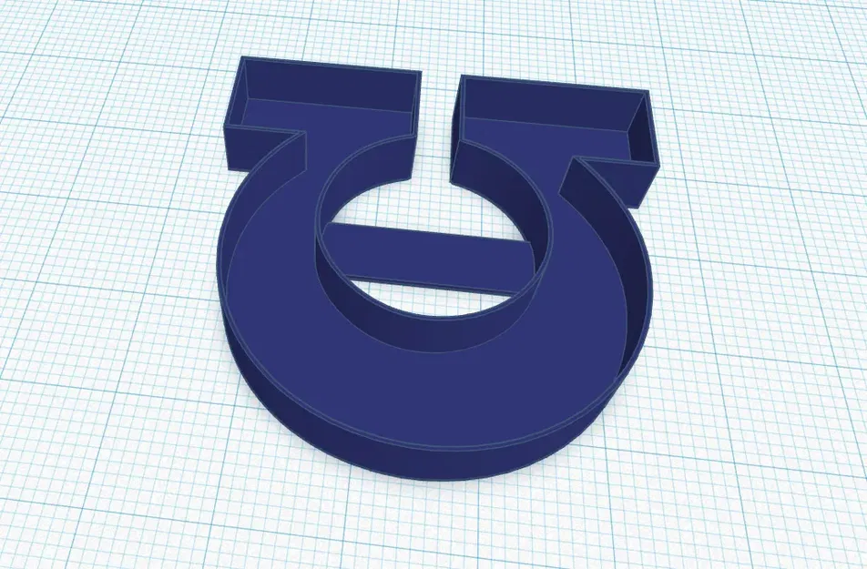 Cutter Bánh Quy Space Marine Ultramarine - Image 1