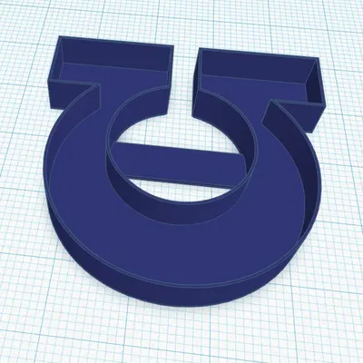 Cutter Bánh Quy Space Marine Ultramarine