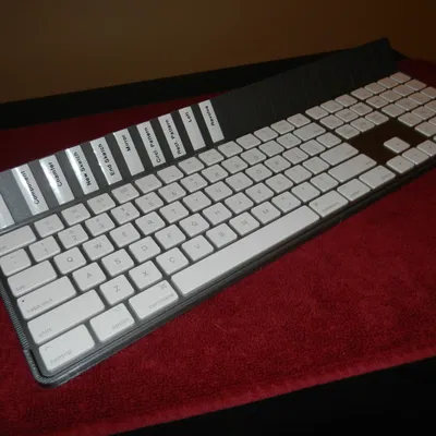 Khay bàn phím Apple Magic với nhãn phím "F