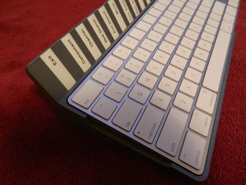 Khay bàn phím Apple Magic với nhãn phím "F - Image 2