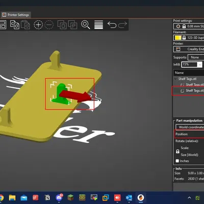 Nhãn giá kệ dây Snap-On có thể điều chỉnh kích thước