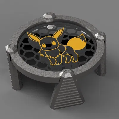 Giá đỡ phản chiếu cho nhân vật Evee trong Pokemon