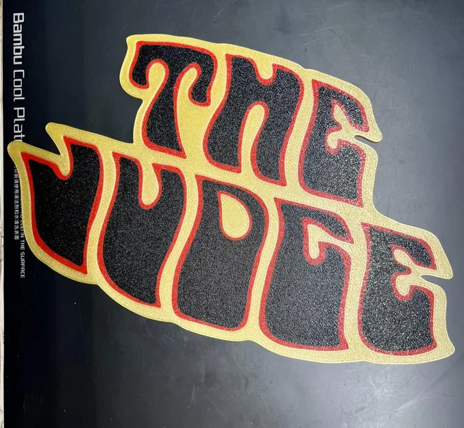 Biểu tượng JUDGE với thiết kế mạnh mẽ và độc đáo - Image 1