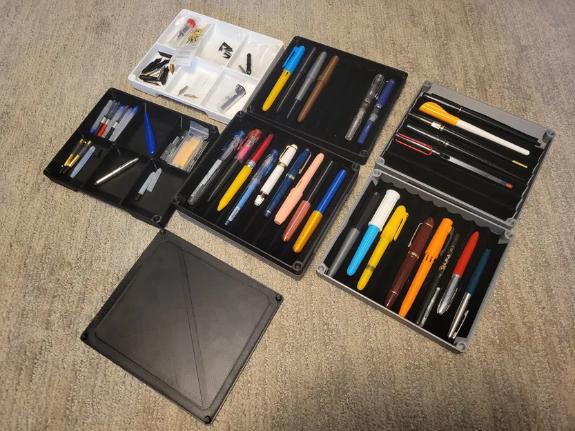 Giá đỡ và lưu trữ bút với thiết kế xếp chồng - Image 2