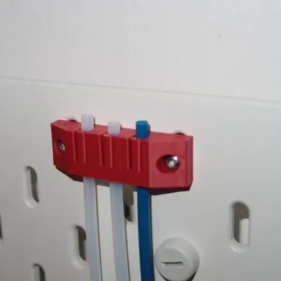 Giá đỡ ống Bowden 4mm cho Skadis với T-nuts 3mm