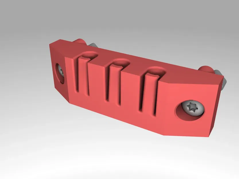 Giá đỡ ống Bowden 4mm cho Skadis với T-nuts 3mm - Image 2