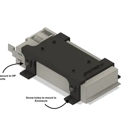 Hệ thống gắn nguồn PSU cho điều khiển QuinLED Dig Quad