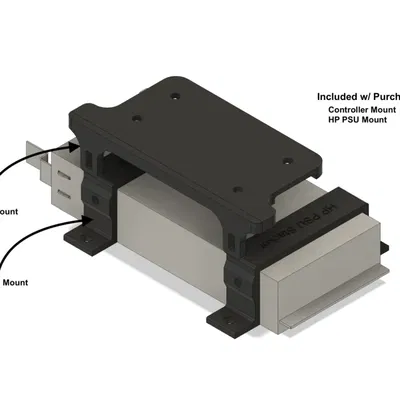 Hệ thống gắn nguồn PSU cho điều khiển QuinLED Dig Quad
