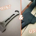 Công cụ cạo giường nhỏ gọn cho in 3D - Thumbnail 1