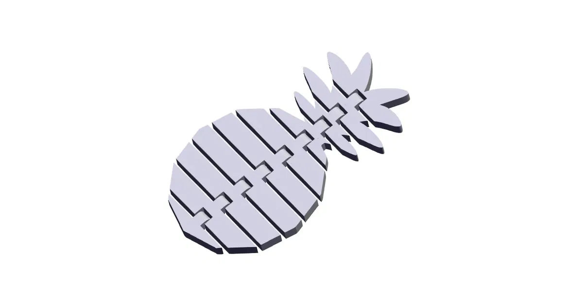 Đồ chơi vặn xoắn dứa linh hoạt 3D - Image 1