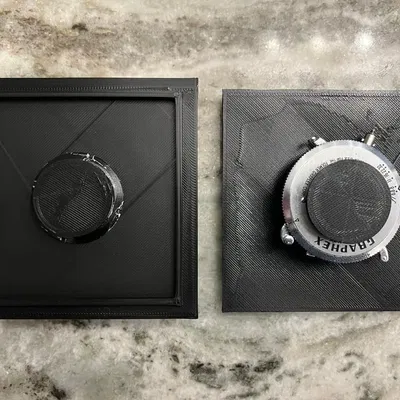 Bảng lắp ống kính Graflex Speed Graphic 4x5