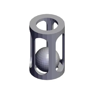 Đồ chơi căng thẳng hình quả bóng trong tù