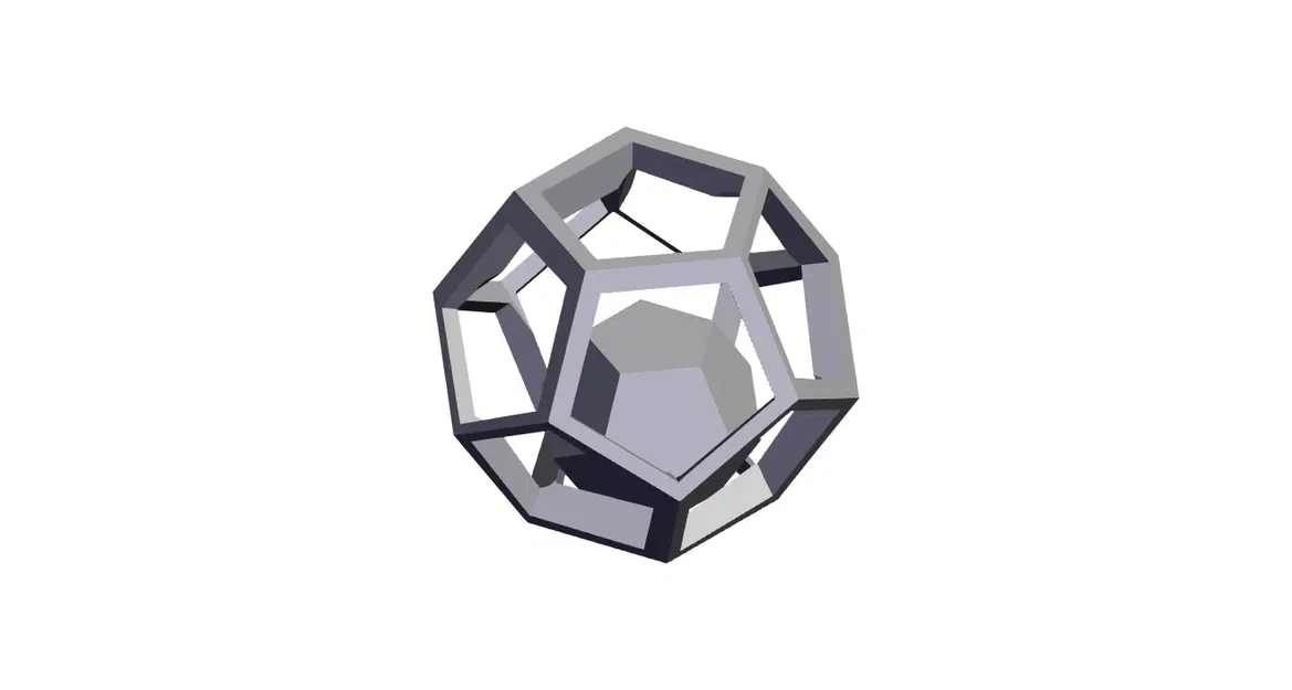 Đồ chơi xoay hình lục giác trong hình đa diện - Image 1