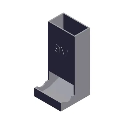 Hộp đựng pin 9V cao cho pin của bạn