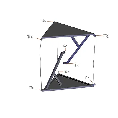 Bàn Tensegrity với thiết kế đơn giản