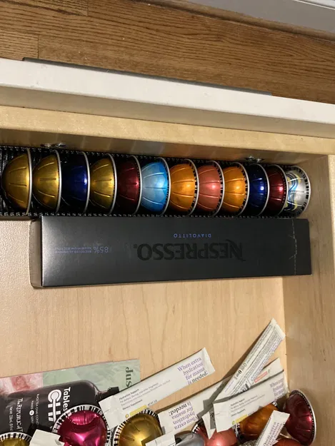 Giá đỡ ngăn kéo cho viên nén Nespresso Vertuo có thể tùy chỉnh - Image 2