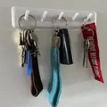 Móc treo chìa khóa đơn giản có thể dán tường - Thumbnail 1