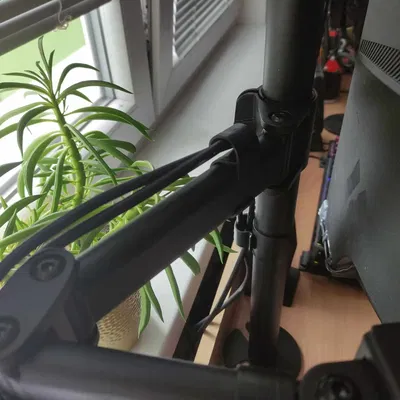 Giá đỡ cáp cho giá đỡ VESA hai màn hình