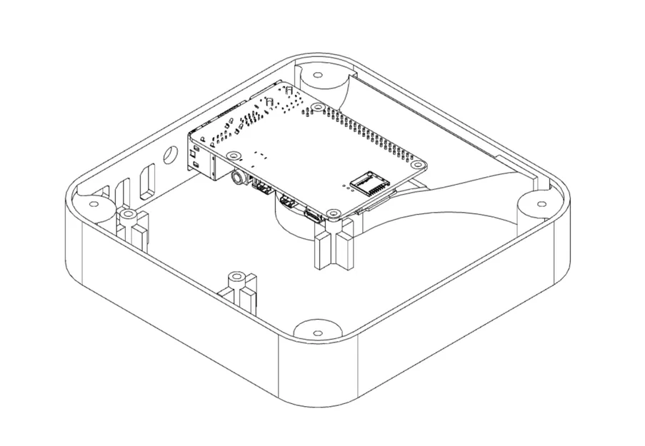 Vỏ máy tính mini kiểu Mac cho Raspberry Pi 4 - Image 4