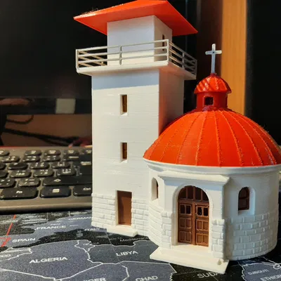 Tháp quan sát trên đỉnh Mařský Vrch tại Svatá Maří