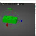 Khối lego 2x8 cho mô hình Fusion 360 đầu tiên - Thumbnail 1