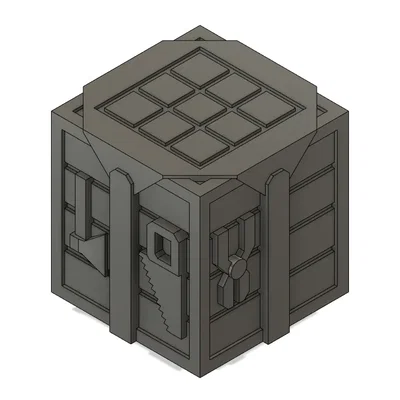 Bàn chế tạo Minecraft trong thế giới 3D