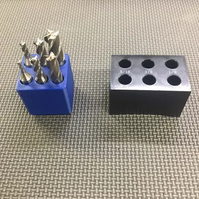 Giá đỡ Gridfinity cho bộ dao phay 3/8" shank 6 món