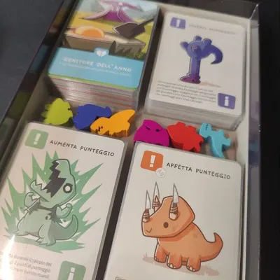 Giá đỡ thẻ bài cho trò chơi Happy Little Dinosaurs và mở rộng 5...