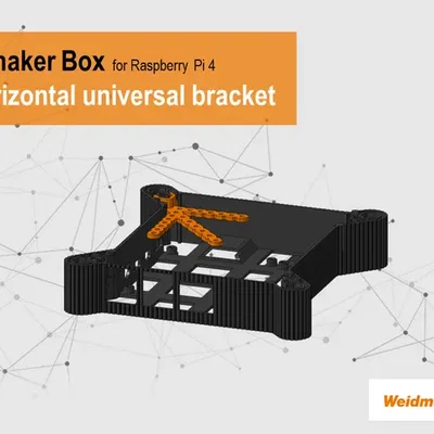 Giá đỡ đa năng ngang cho hộp u-maker của Weidmueller