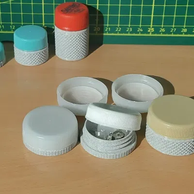 Nắp chai sinh tố đa năng cho hộp thuốc, 3 kích thước