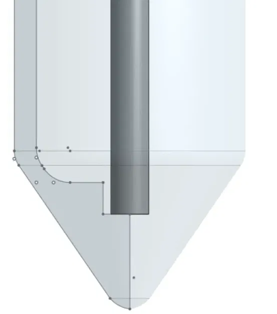 Tên lửa đường kính 8mm tự định tâm bằng đường kính gỗ - Image 2