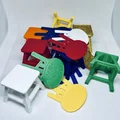 Mẫu ghế đẩu hài hước với vật liệu in 3D - Thumbnail 2