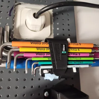 Giá đỡ bộ công cụ Wera Hex Plus cho bảng treo tường