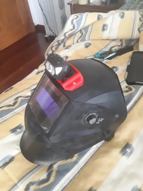Giá đỡ đèn đầu cho mặt nạ hàn - Image 1