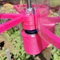 Tua bin gió Savonius để xua đuổi chim khỏi vườn - Thumbnail 15