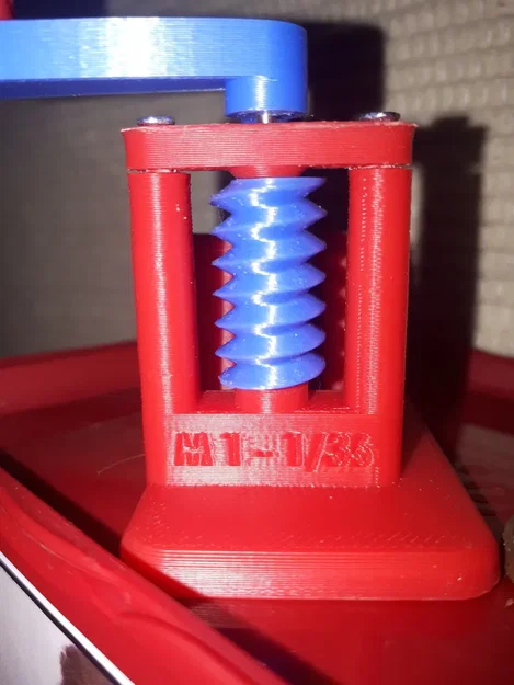 Bánh răng sâu với góc áp lực 30° và tỷ lệ giảm 1/36 - Image 2