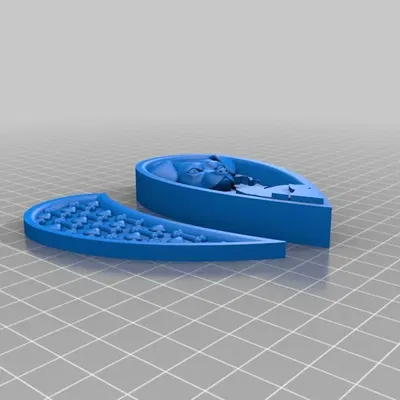 Hộp trang sức hình chó in từ gỗ và đồng