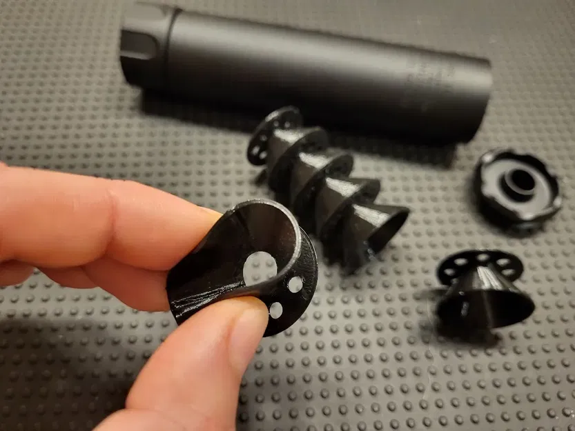 Baffle giảm thanh Airsoft chồng lên nhau cho Surefire LLC - Image 1