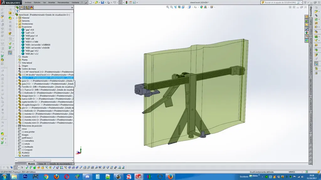 Giá đỡ sách A4 bằng vật liệu Filaflex chống trượt - Image 5